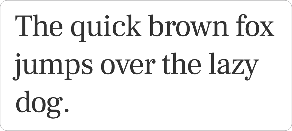A block of text in Frank Ruhl font.